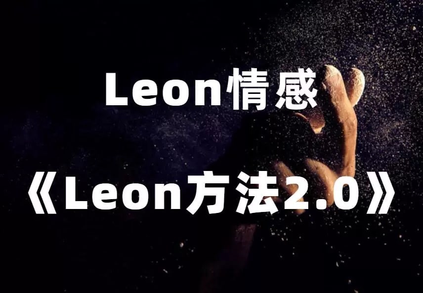 Leon 方法 2.0 ｜ 线上课程｜Rst Leon - 瑞恩情感TV-瑞恩情感TV